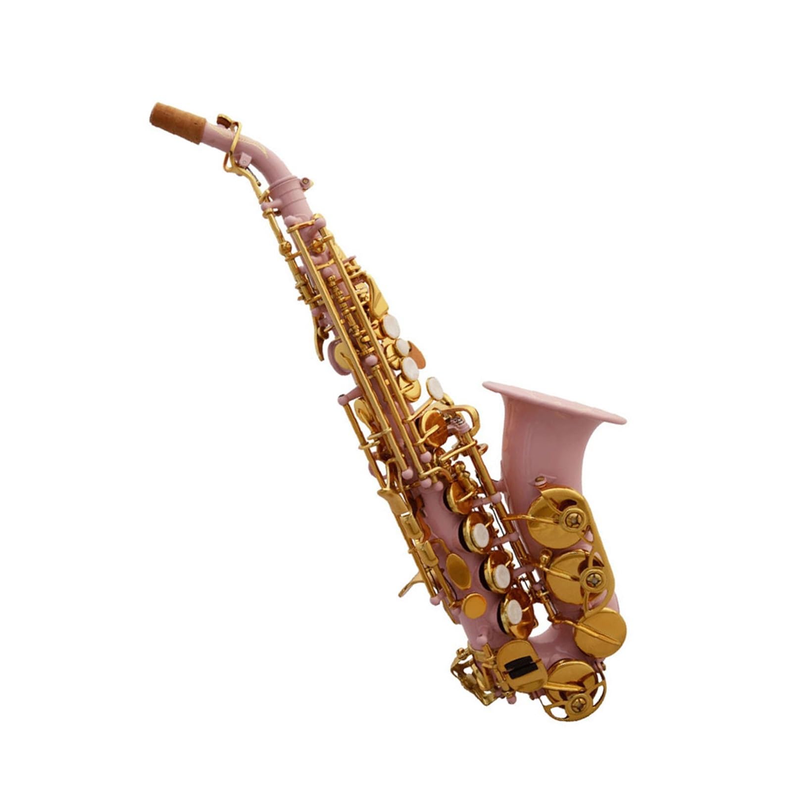Sassofono Strumento Musicale Sassofono Curvo Rosa In Si Bemolle Minore Professionale