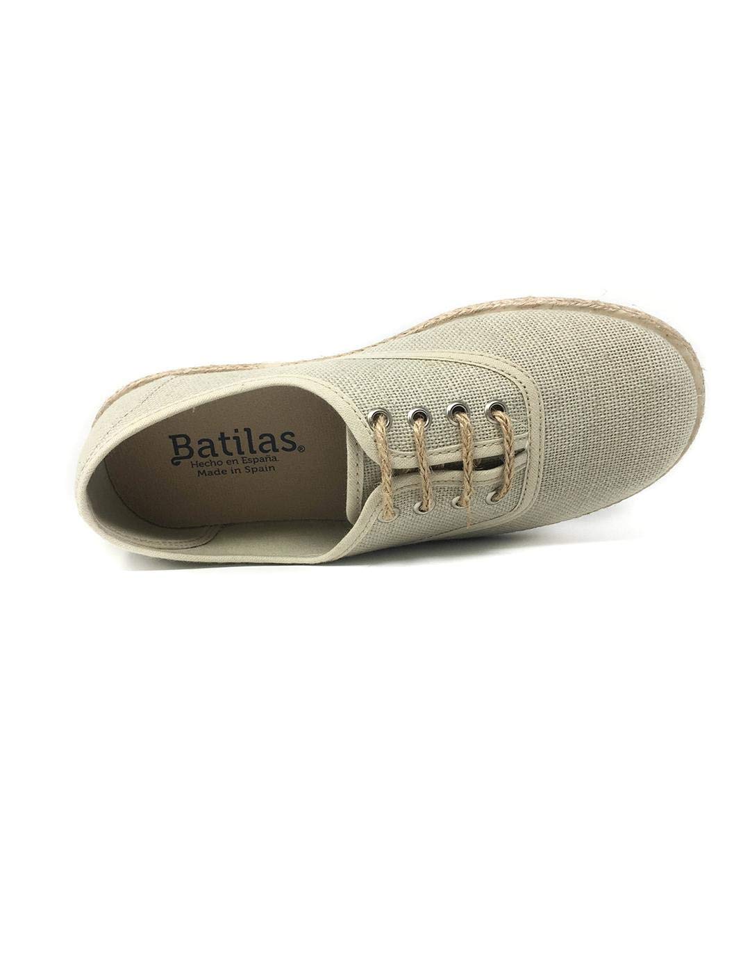 Alpargata Lino Cordon Taupe 34 marrón