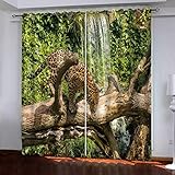 Bonne tissu: 100% fibre de polyester.Technologie d'impression numérique 3D,Haute définition, brillante, aucune décoloration.Couleur foncée mieux fonctionne, protection de l'environnement, ombrage élevé, Les rideaux occultants bloquent 85% à 95% de la lumière du soleil et 100% des rayons UV nocifs , peut réduire le bruit, améliorer le sommeil.préserver la chaleur et protecter la confidentialité grâce à la technologie innovante de tissage triple.