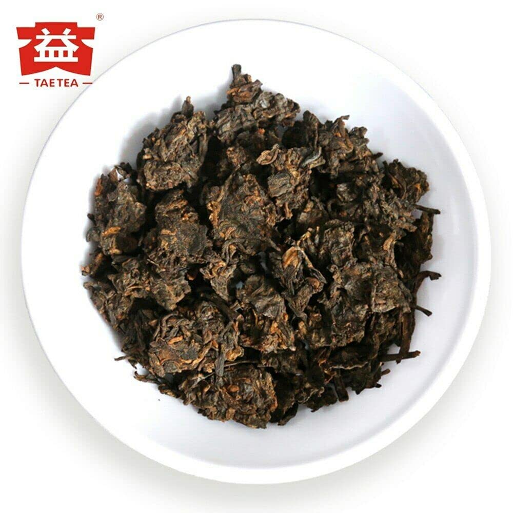 Té chino 7452 Chi Tse Beeng 1901 Shu Puer Tea 2019 TAETEA Puerh maduro 357g