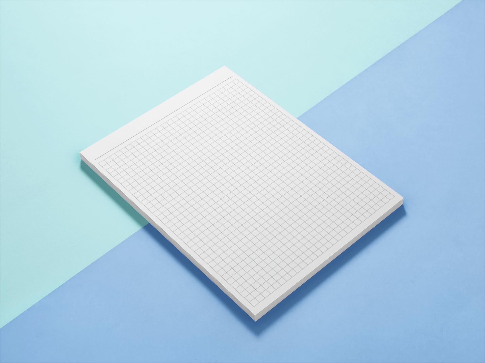 18x Notizblocks kariert in Grau - Notizen - 50 Blatt, DIN A5, 50 Blatt, Qualitäts-Offset-Papier 80g/m² (22209)