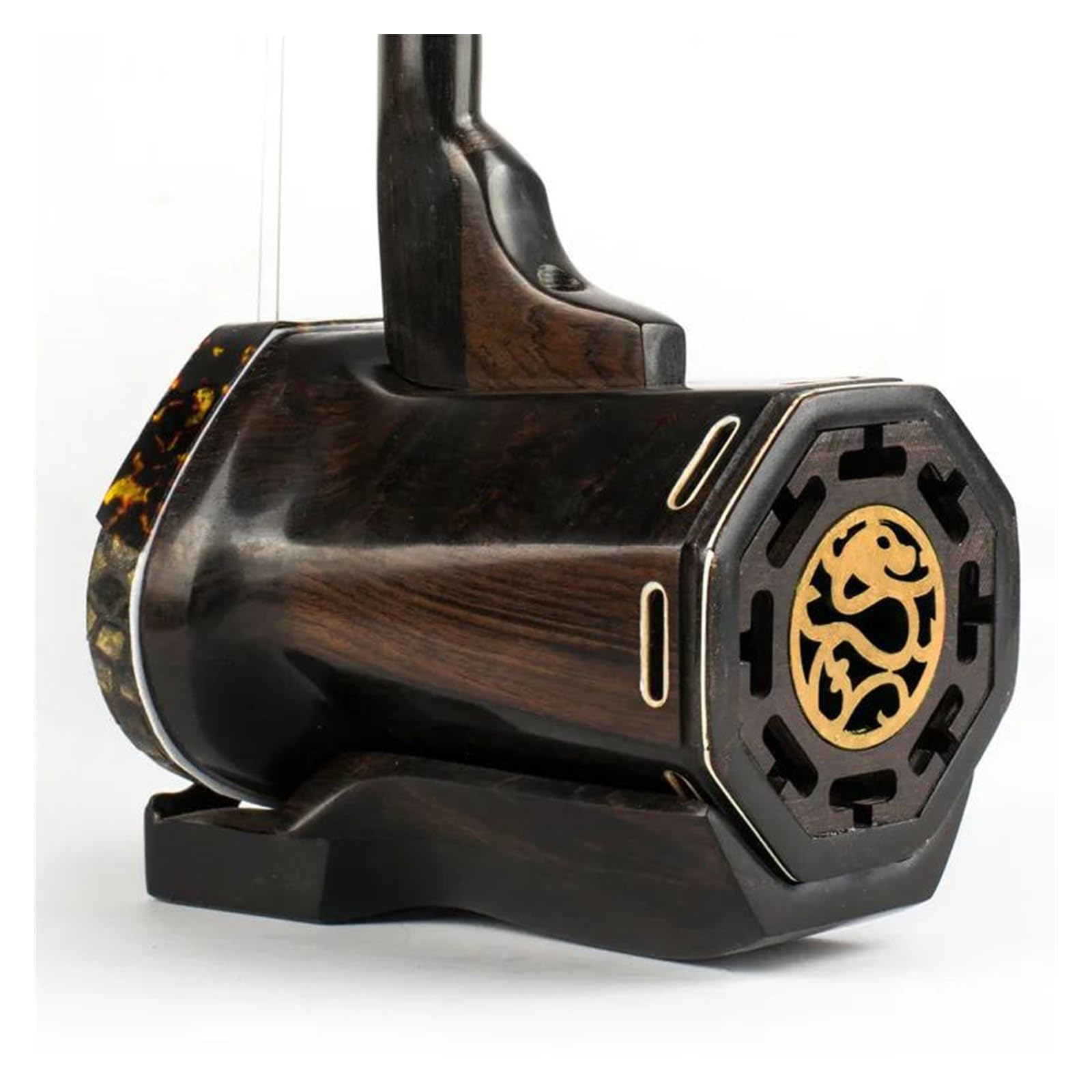 Amazon | 八角スリムウエスト二胡プロフェッショナル黒檀二胡中国