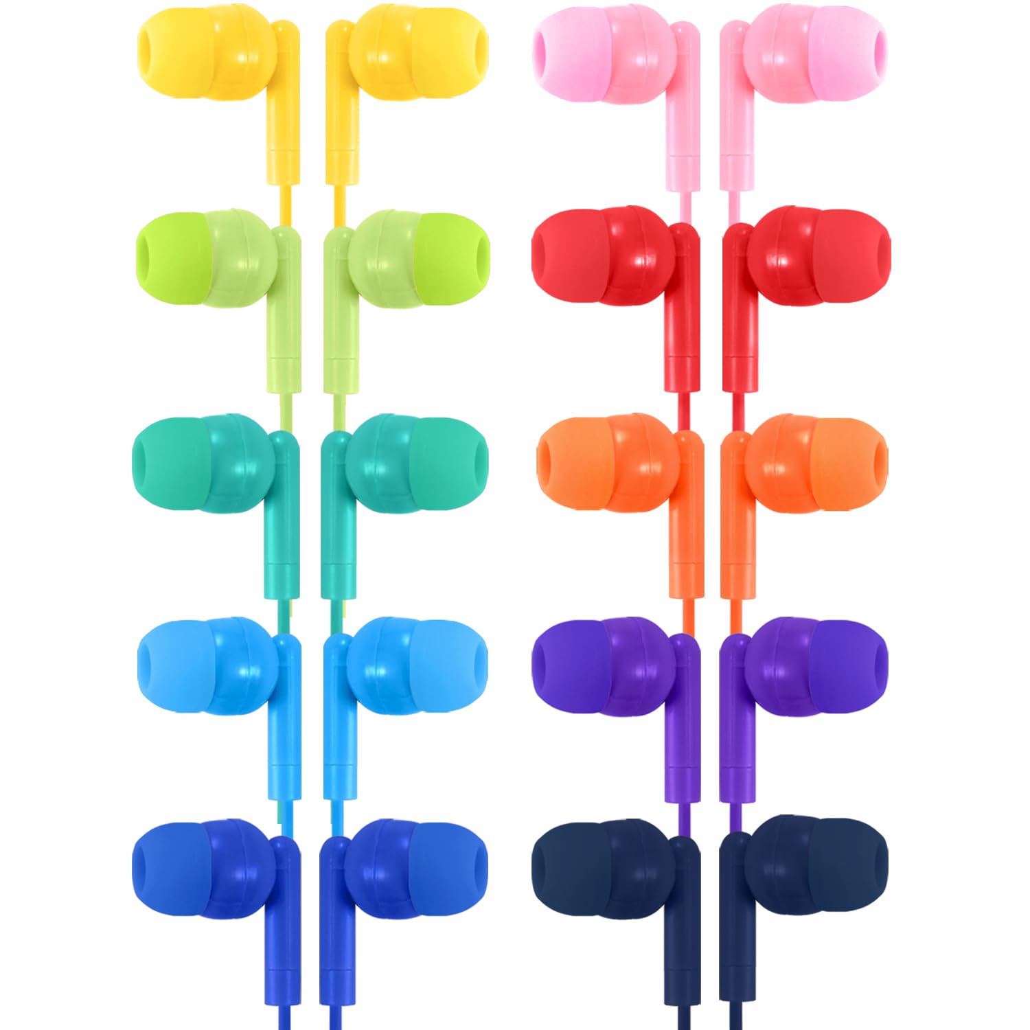 Ladont 10-Pack Earbuds