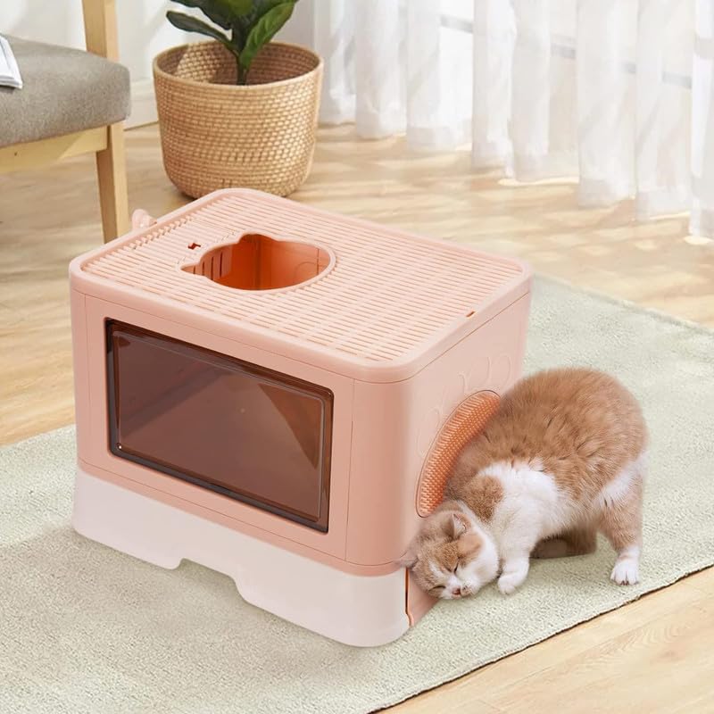 See full amazon price history chart for Dog Trust Foldable Cat Litter Box,Large Top Entry Anti-Splashing,Quick Release Transparent Front Door,Drawer Type Cat Toilet Easy Cleaning,Includ Cat Litter Scoop,Colour Pink Dog Trust Foldable Cat Litter Box,Large Top Entry Anti-Splashing,Quick Release Transparent Front Door,Drawer Type Cat Toilet Easy Cleaning,Includ Cat Litter Scoop,Colour Pink (B0CPFKYRQY) Amazon Price History, Amazon Price Tracker