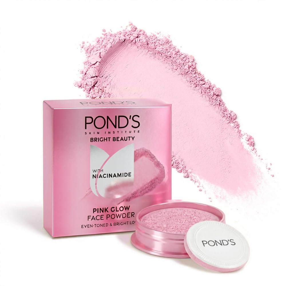 POND's Natural Glow Face Matte Powder For Normal Skin, Pink Glow - 30G-picture-30