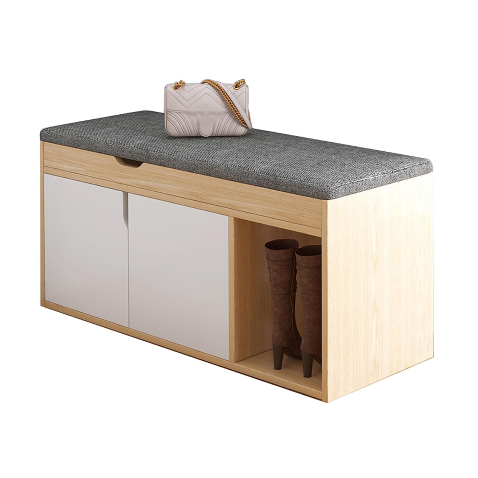 Tabouret organisateur de chaussures 2 en 1 élégant et fonctionnel couleur 2