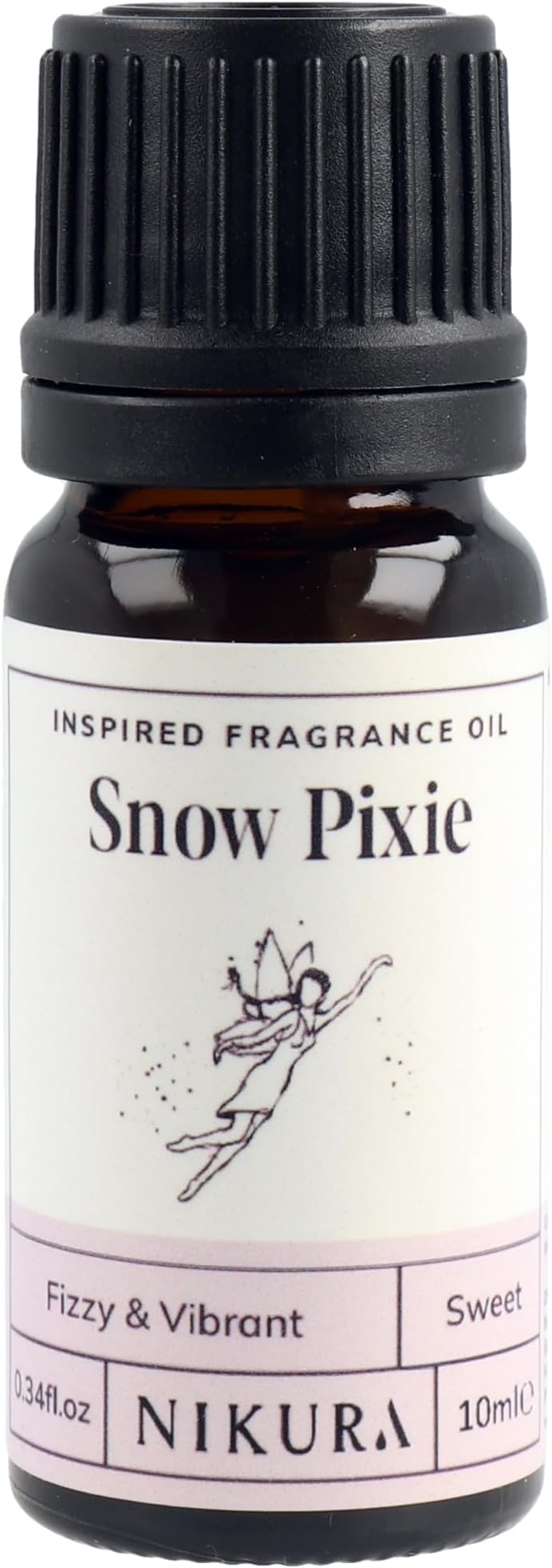 Nikura Snow Pixie Fragrance Oil - 10ml | Perfect for Soap and Candle Making, Wax Melts, Diffuser for Home, Oil Burners | Great for use in Bath Bombs, Perfume Fragrance, Candle Scents | Vegan & UK Made