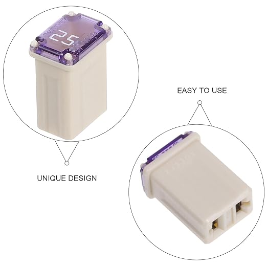 Fusibles automotrices cuadrados de plástico mini, diseño compacto y bajo perfil, 10 piezas, alta sensibilidad para autos y camiones miniatura 3