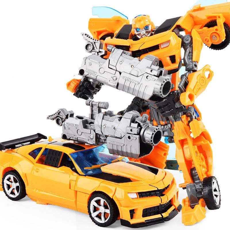 HALAYAYA Transformers Toys Optimus Prime Bumblebee Deformation Robots Toys transformation Car Toy for Kids Birthday Gift (Bumblebee)