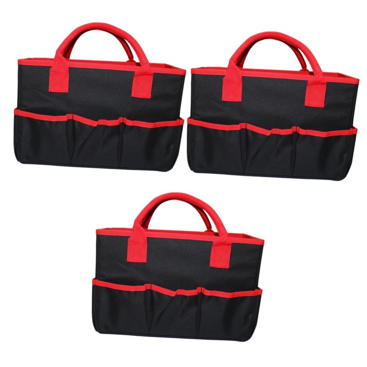 Gadpiparty Spanner Hanging Rack 3pcs Storage Box Oxford Cloth Suite Vegetable Cast Iron Pulley Wheel