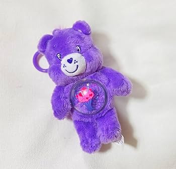 ケアベア 35周年 ぬいぐるみ レインボーハートベア 紫 パープル 特別仕様 ケアベア 35周年 ぬいぐるみ レインボーハートベア 紫 パープル