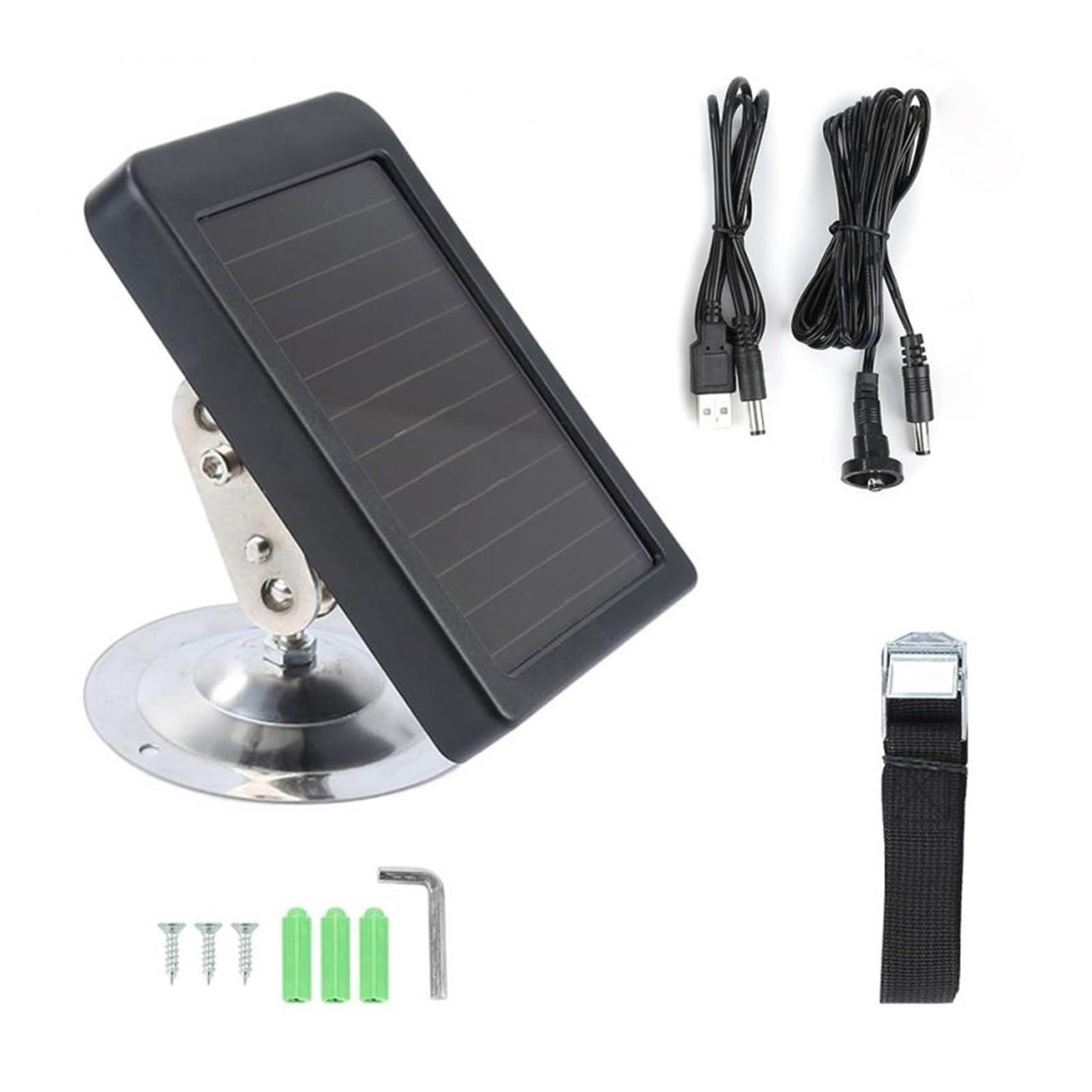 Pannello Solare Caricabatterie del Pannello Solare 3000mAh Alimentazione Esterna for 9 V 12V. Trappole fotografiche della Fotocamera di Caccia HC900 HC801 HC700 HC550 HC300
