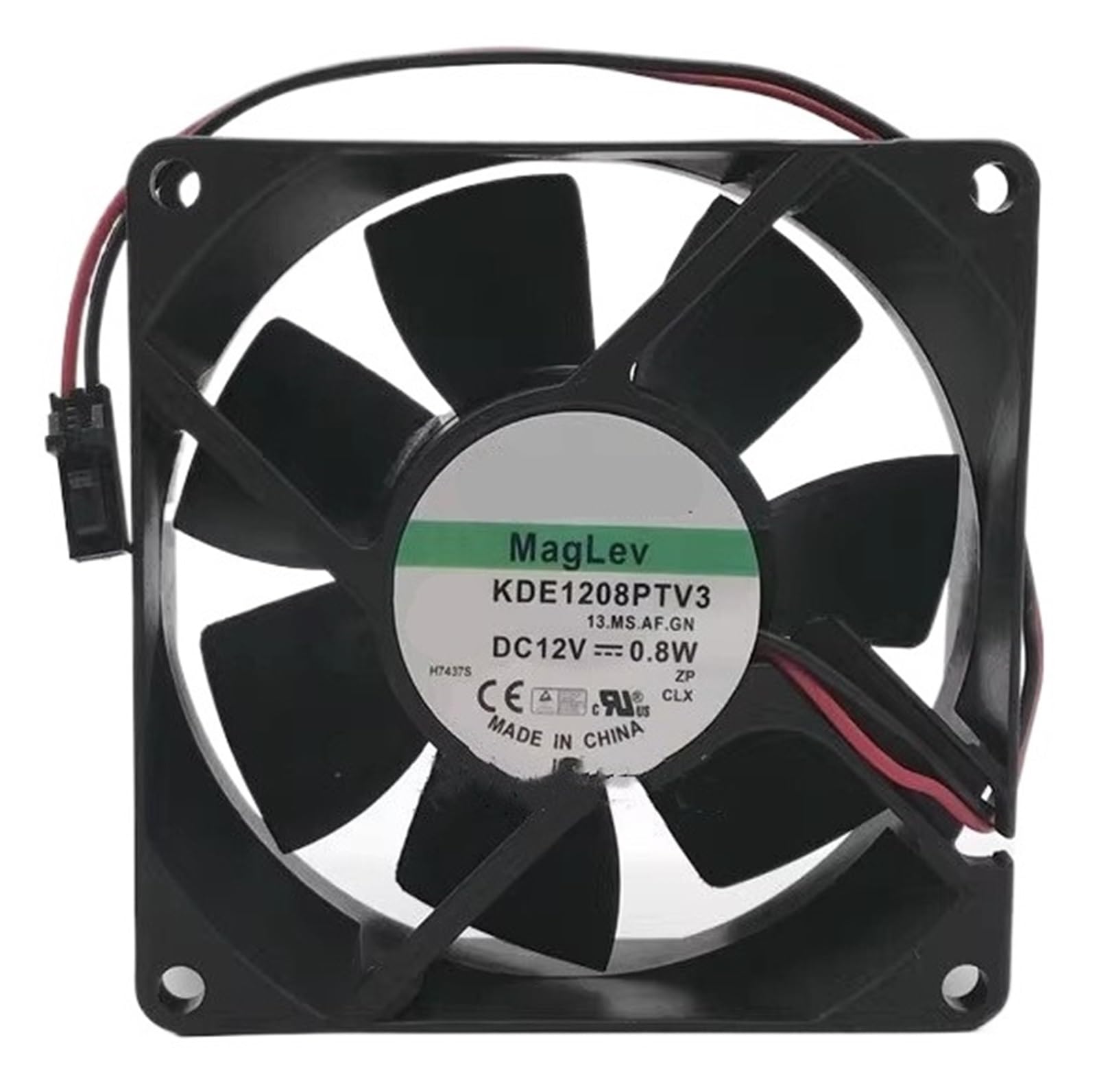 FSBNMNXPQ 8025 KDE1208PTV3 13.MS.AF.GN DC12V 0.8W Cooling Fan