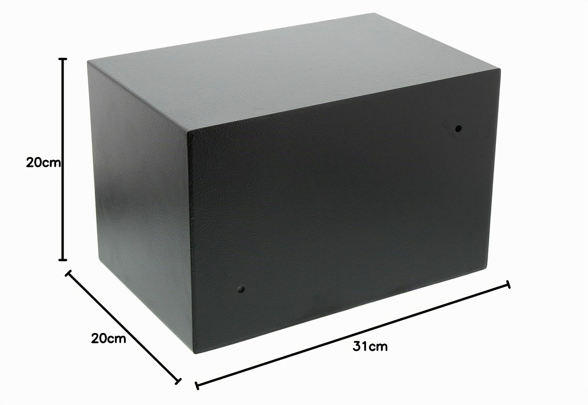 Burg-Wächter Cassaforte per mobili con serratura elettronica, Favor, 8,6 l, 4,6 kg, S3 E, nero, FAVOR S3 E, HxLxP 200 x 310 x 200 mm