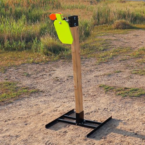 Image of Highwild AR500 Steel Hostage Reactive Shooting Target - 3 /8 inch Thick with 2x4 Target Stand