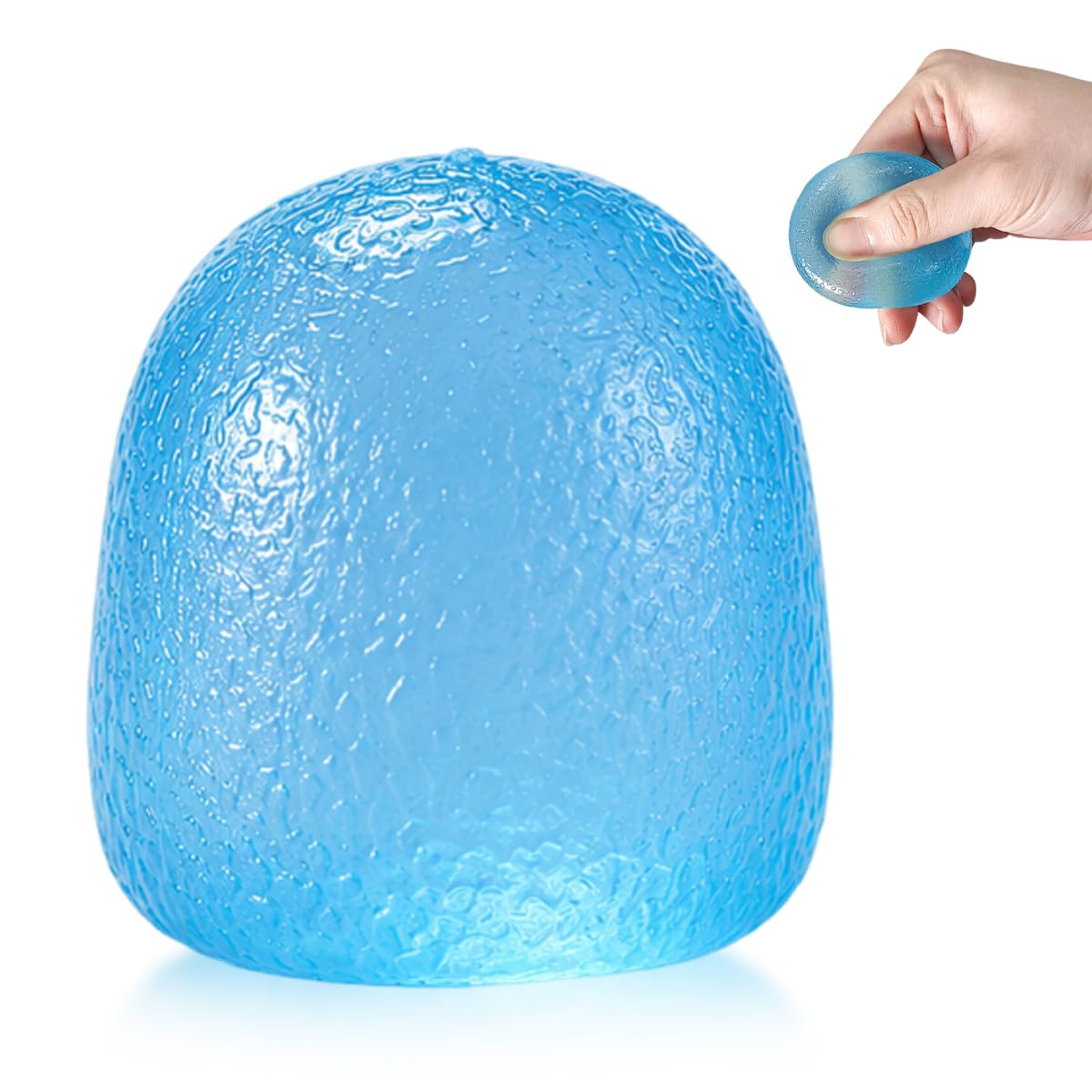 Photo 1 of Zhgood Mini Gumdrop Squishy Squeeze Fidget Toy,Blue Slow Rising Stress Ball