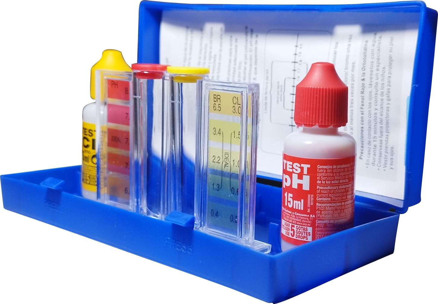 Kit Test PH Et Chlore Onlissa - Bandelettes De Test Piscine Otho/Phenol Remplacement