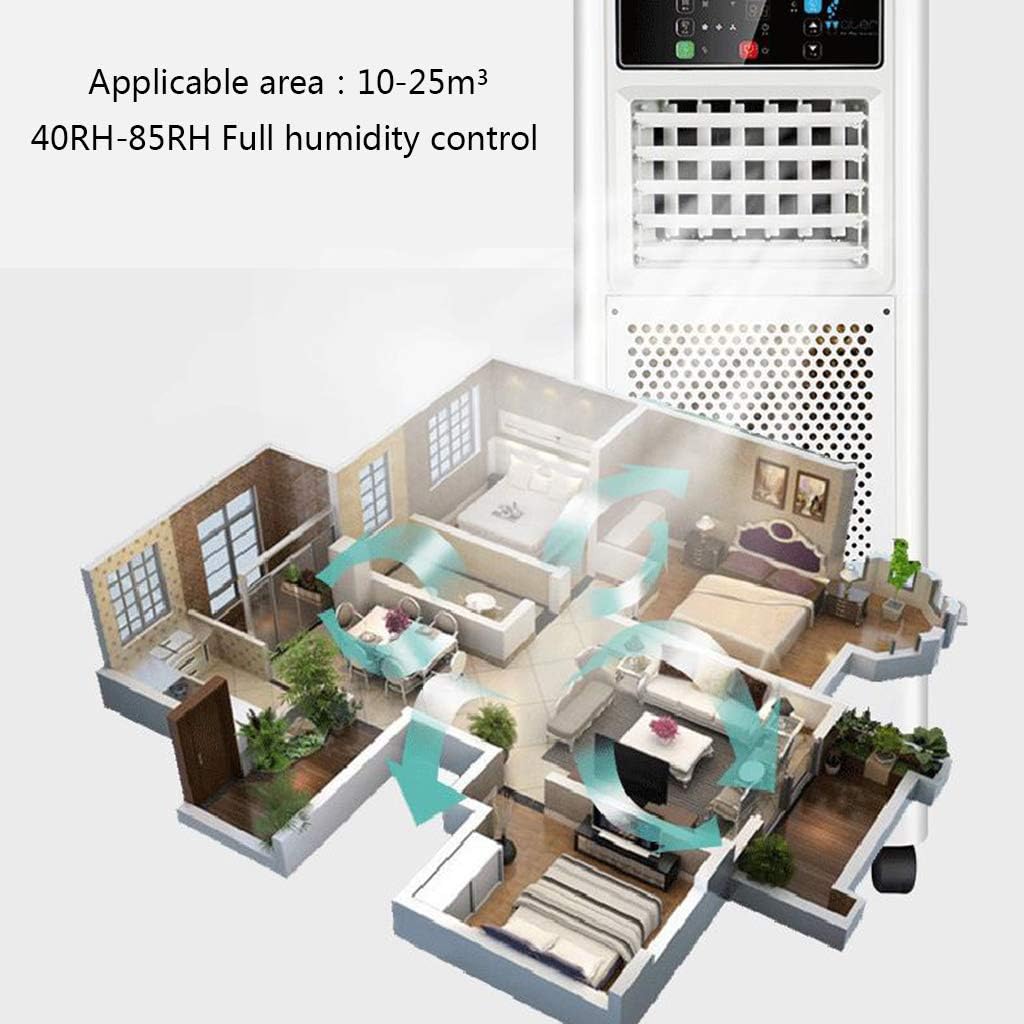 Humidifiers 18L Large-Capacity Industrial Smart APP Control Household and Commercial Bedroom Workshop Factory Silent Non-Fog Air Purifier 33.5x34x84cm