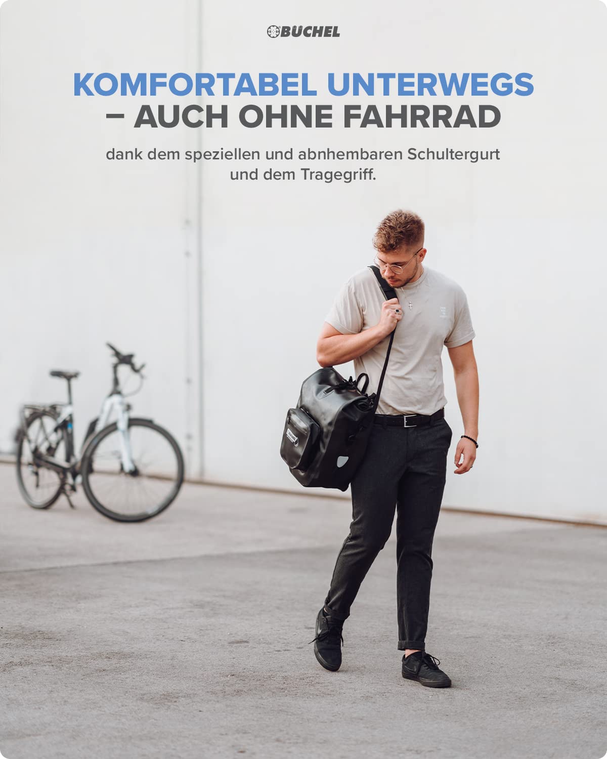 Büchel Fahrradtasche für Gepäckträger