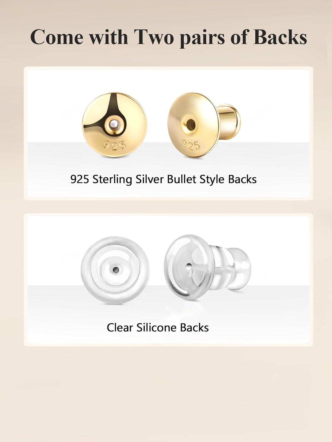 Moissanite/Emerald/Saphhire/Ruby Stud Earrings, Solid 925 Sterling Silver Hypoallergenic, Using CNC Technology, 4mm/5mm/6.5mm/8mm Round Studs, Pretty Everyday Post Earrings