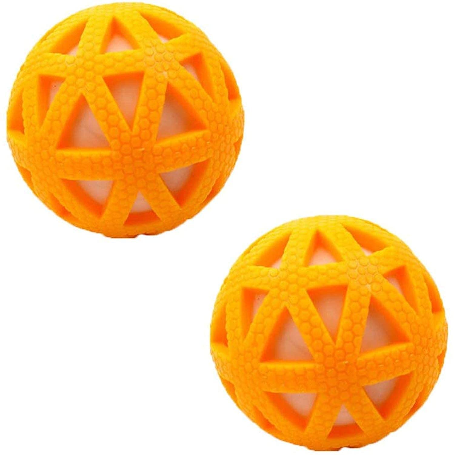 Petlicious & More Cute Design Customized Interactive Fetch Ball Dog Toys Squeaky Rubber Ball for Dogs (Color & Design May Vary) - Pack of Two (B0852HJBBF) Amazon Price History, Amazon Price Tracker