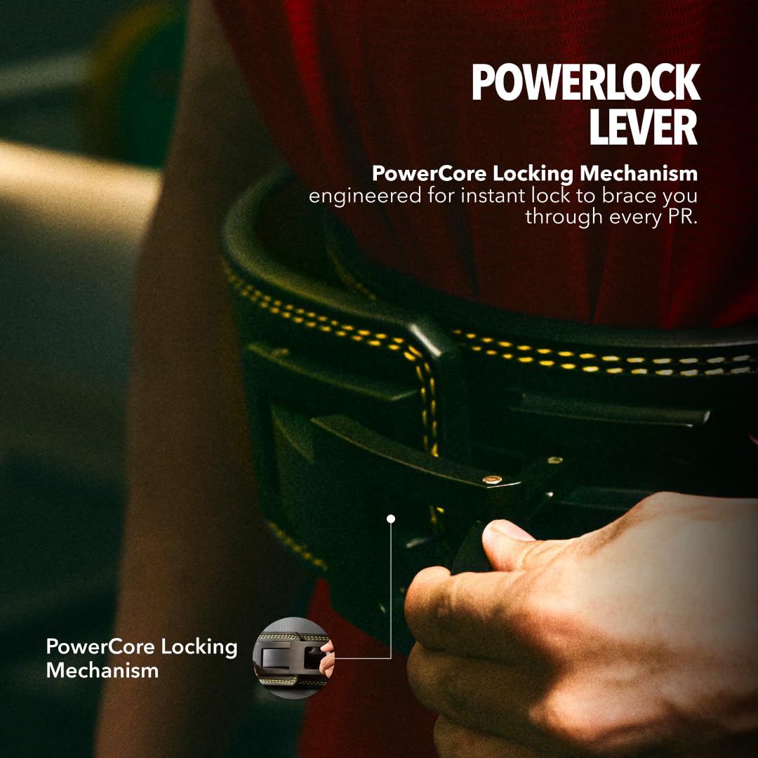 Boldfit Powerlifting Belt - Heavy Duty Support -7