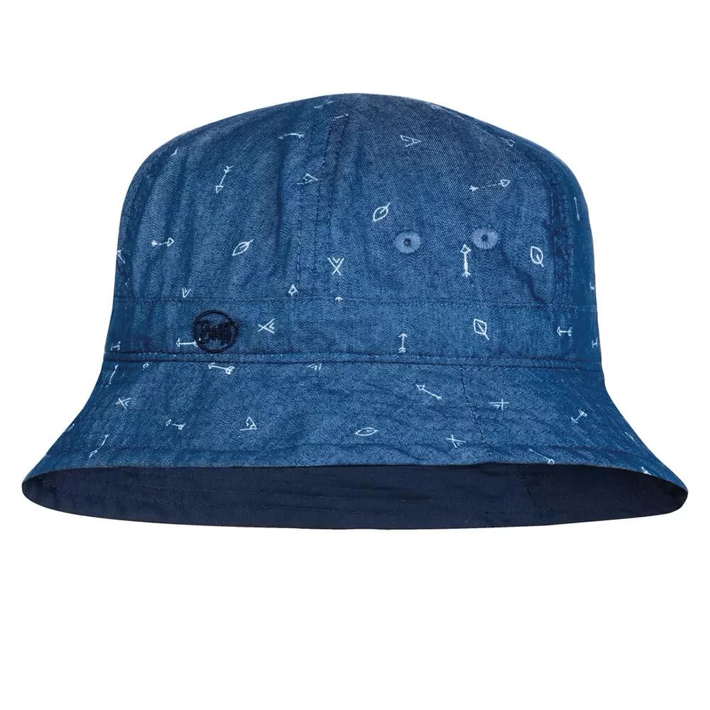Buff Bucket Hat Arrows Denim Bucket Hat - Blue, One Size