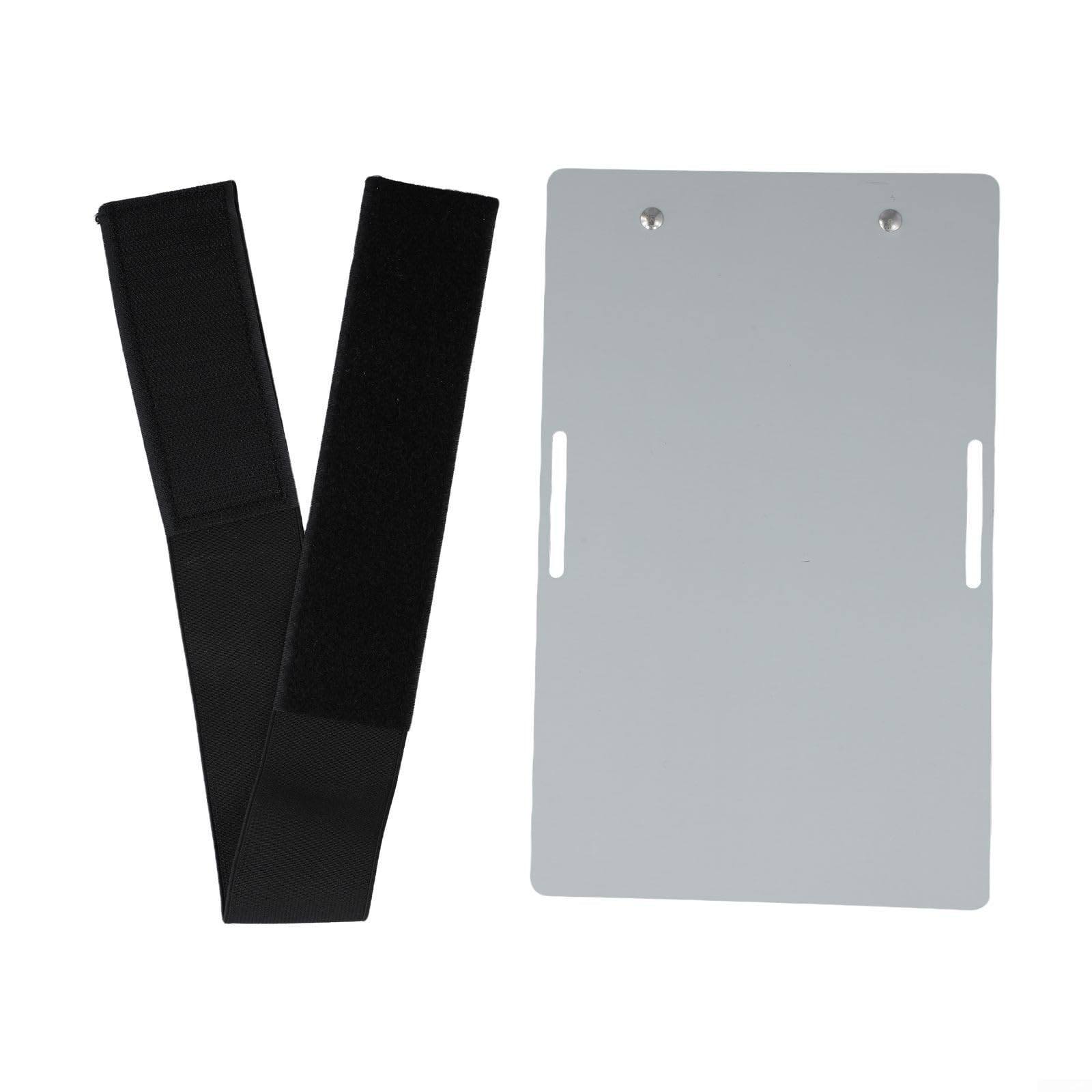 Genouillère pilote en alliage X pour sangle Ifr Aviation avec métal Si Plus élastique Vfr 91/2 Aluminium 61 Plus 2 support pour carnet de données de vol Clip (VFR+A)
