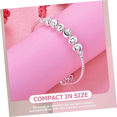 Miniatura 5 de EXCEART Pulsera de bebé niña pulsera para niños pequeños brazaletes de bebé pulsera de campana para bebé adorno bebé joyería para bebés niñas