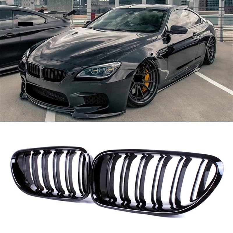 Calandre noire brillante pour grille capot avant BMW série 6 F06 F12 F13 M6