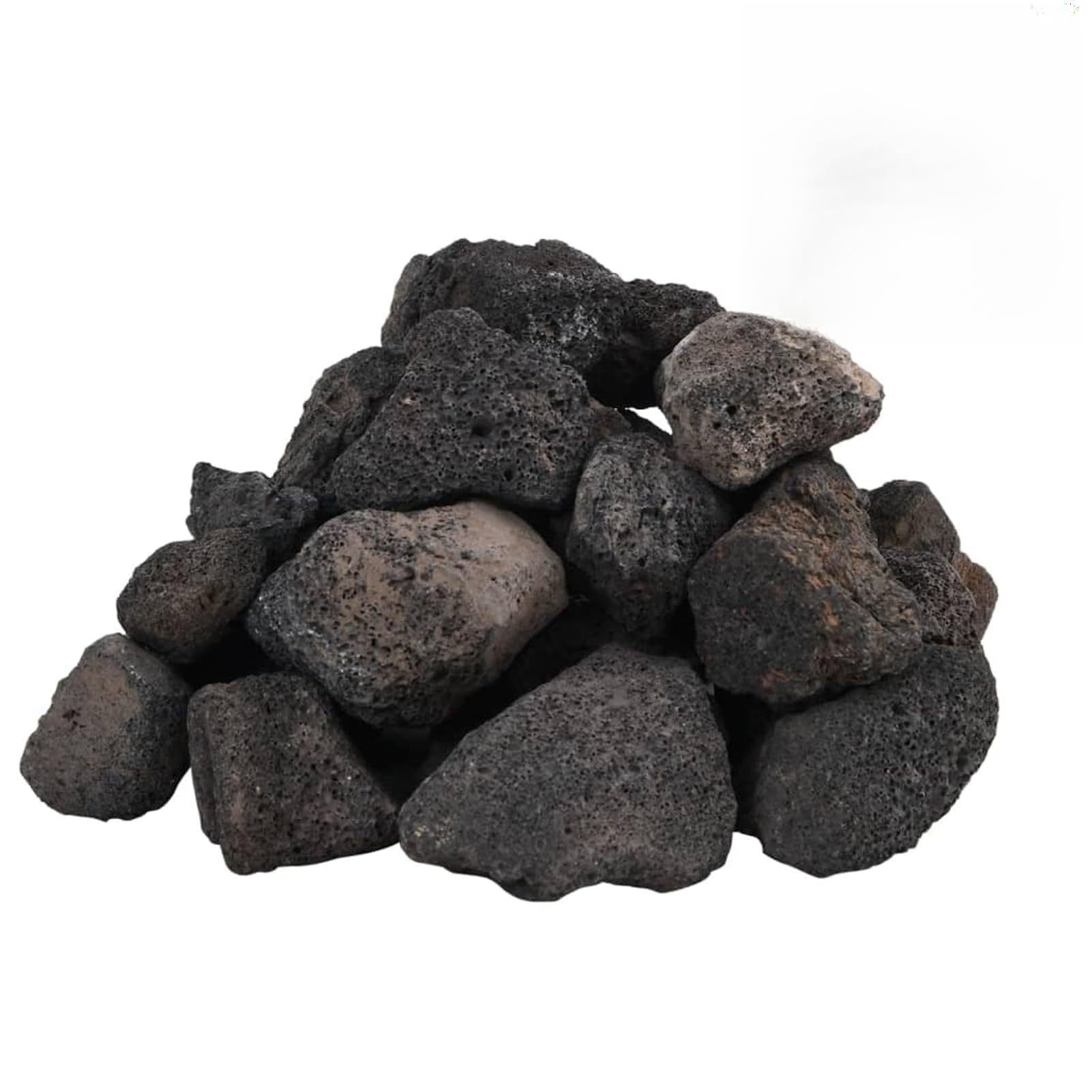 Gecheer Rocce Vulcaniche, Decorative Laviche per Filtro Biologico, 5-8 cm, Roccia Vulcanica Nera, Acquario e Vasca dei Pesci