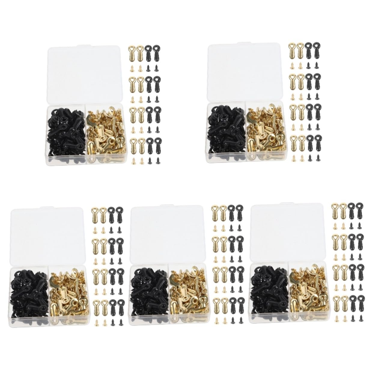 PRETYZOOM 600pcs Picture Frame Fasteners Screws Frame Back Clips for Hanging Photos Drawings and Posters Easy to Install and Hardware