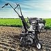 Produktbild BRAST Benzin Ackerfräse 3,7kW (5PS) Arbeitsbreiten 36cm Radantrieb Motorhacke Gartenfräse Bodenfräse Kultivator