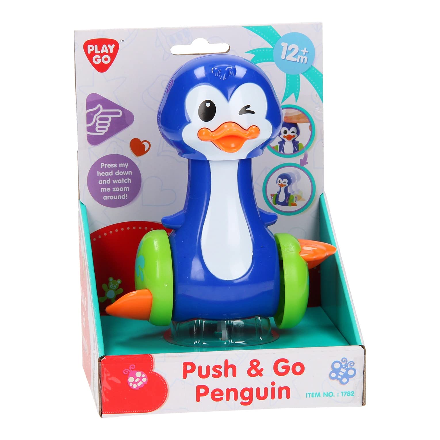 speeltjes - Playgo Push & Go Pinguin (1 TOYS)