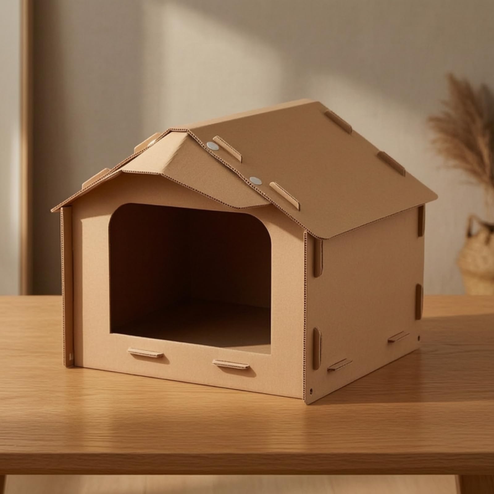 MERIGLARE Stabil Katzenfutterhaus