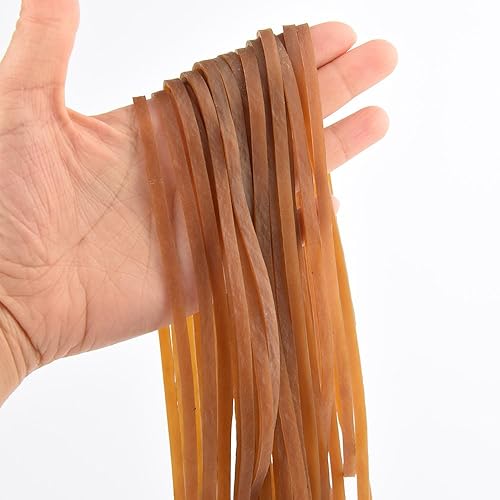 Miniatura 9 de Coopay Juego de 60 bandas de goma grandes para basura, bandas elásticas para suministros de oficina, papelera, carpetas de archivos, caja de arena