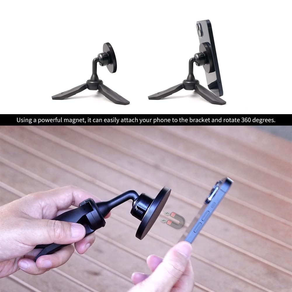 Amazon.co.jp: iPhone 16/15/14/13/12 用 MAXCAM 磁気三脚マウント電話