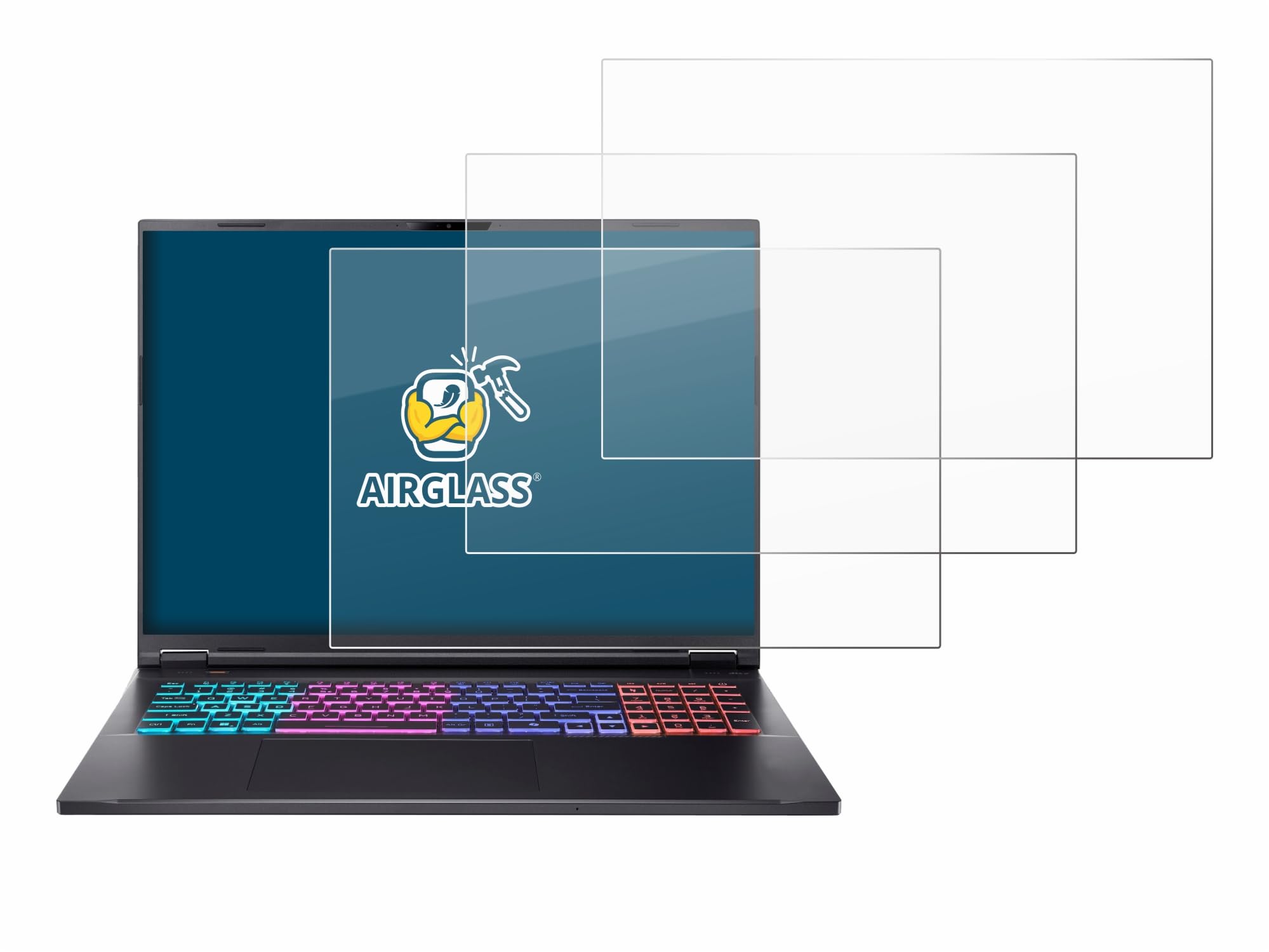 brotect Pellicola Protettiva Vetro per Acer Nitro 18 AI AN18-61 Protezione Schermo (3 Pezzi) [Durezza Estrema 9H, Chiaro]