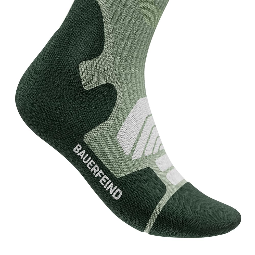 BAUERFEIND Wandersocken Outdoor Performance Mid Cut Socks“ für Outdooraktivitäten wie Wandern (Trekking, Hiking), 1 Paar Sportsocken aus Wolle (Merino)