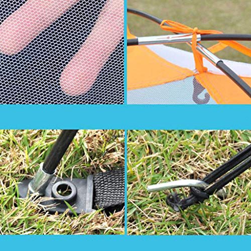 Tente de camping pop up imperméable et abri solaire dôme - 5