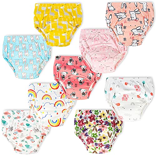 Heekcaa Culotte Apprentissage Propreté Garcon Fille,Lot de 9 Culotte d Apprentissage Enfant,Tableau Apprentissage Propreté (as4, Age, 3_Years, Regular)