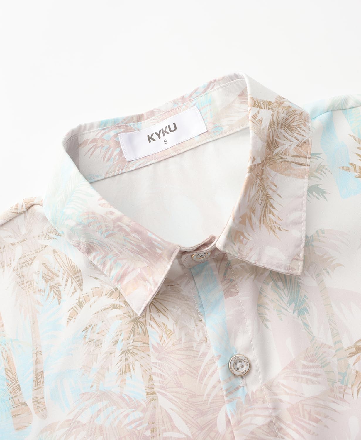 KYKU Hawaiian Shirt for Men: Beach Vacation Summer Short Sleeve Button Down Mens Shirts Casual Stylish - Image 4