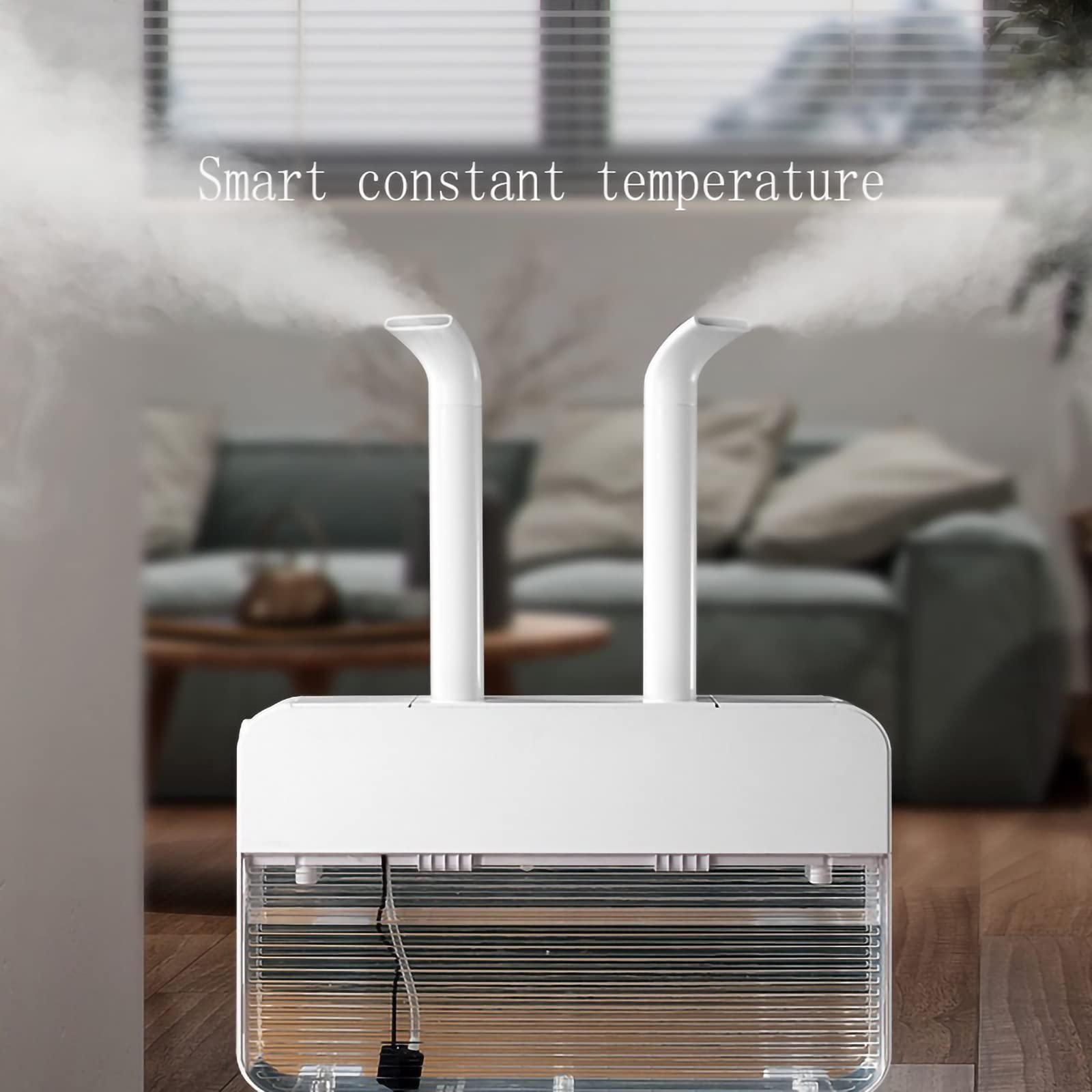 Humidificador 12L de Gran Capacidad Uer Agua pulverizador Comercial humidificador ultrasónico WiFi Inteligente fácil de Limpiar atomizador de Aire de Doble，