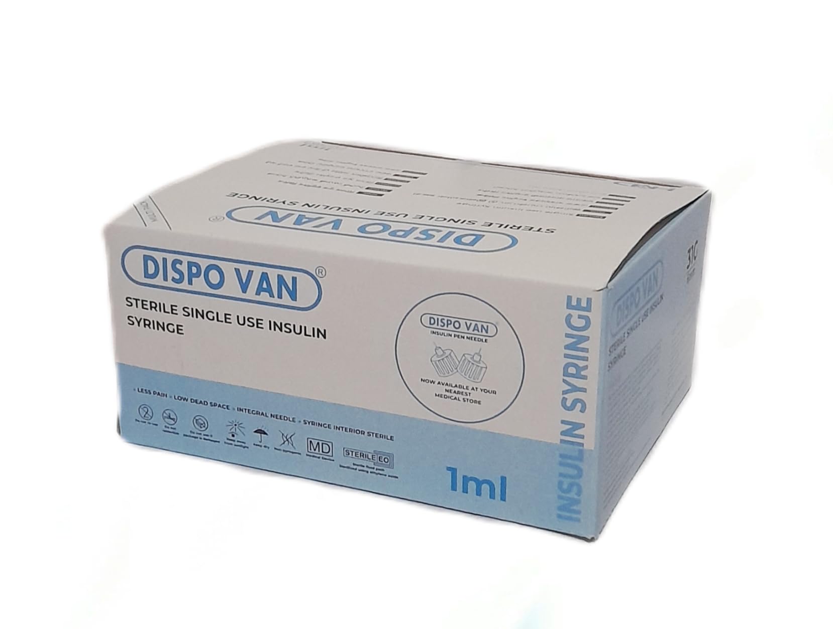 DISPO VAN insulin syringe 1ml U-40 (B0CJGQ9W8D) Amazon Price History, Amazon Price Tracker