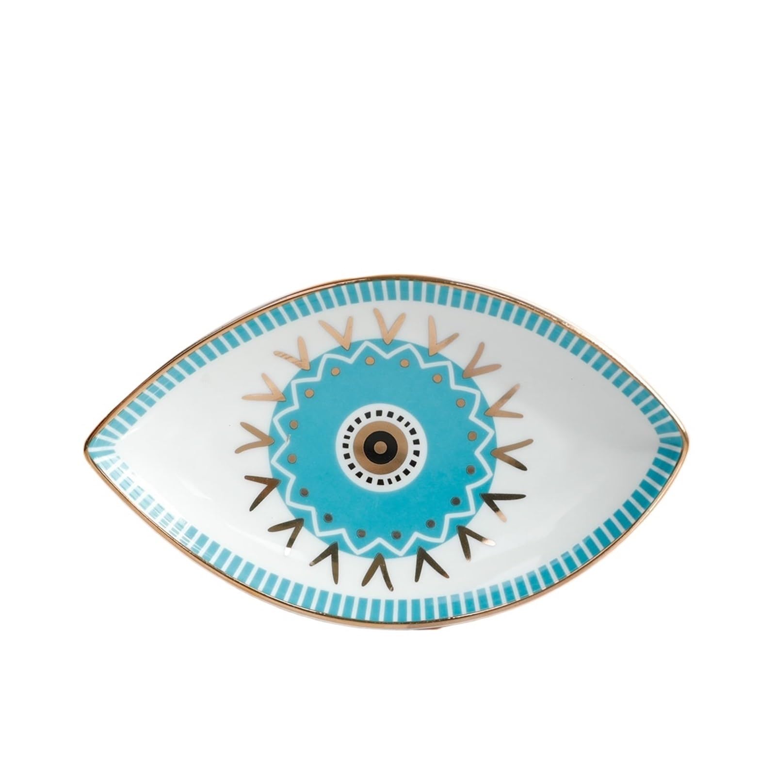 Trinket Dish Ring Ceramic Cute Decor Jewelry Tray For Living Room,Tabletop Decoration(TYPE B)