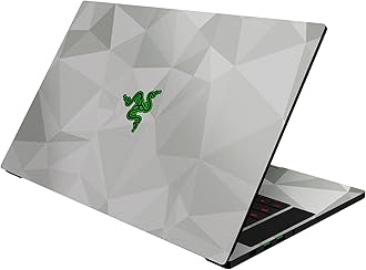 Razer Skin Vinyl Laptop Wrap: Blade 15 - Full Wrap - Premium 3M Cast Vinyl - Scratch Resistant - Unique Designs & Finishes - Easy Application - Geometric - Mercury