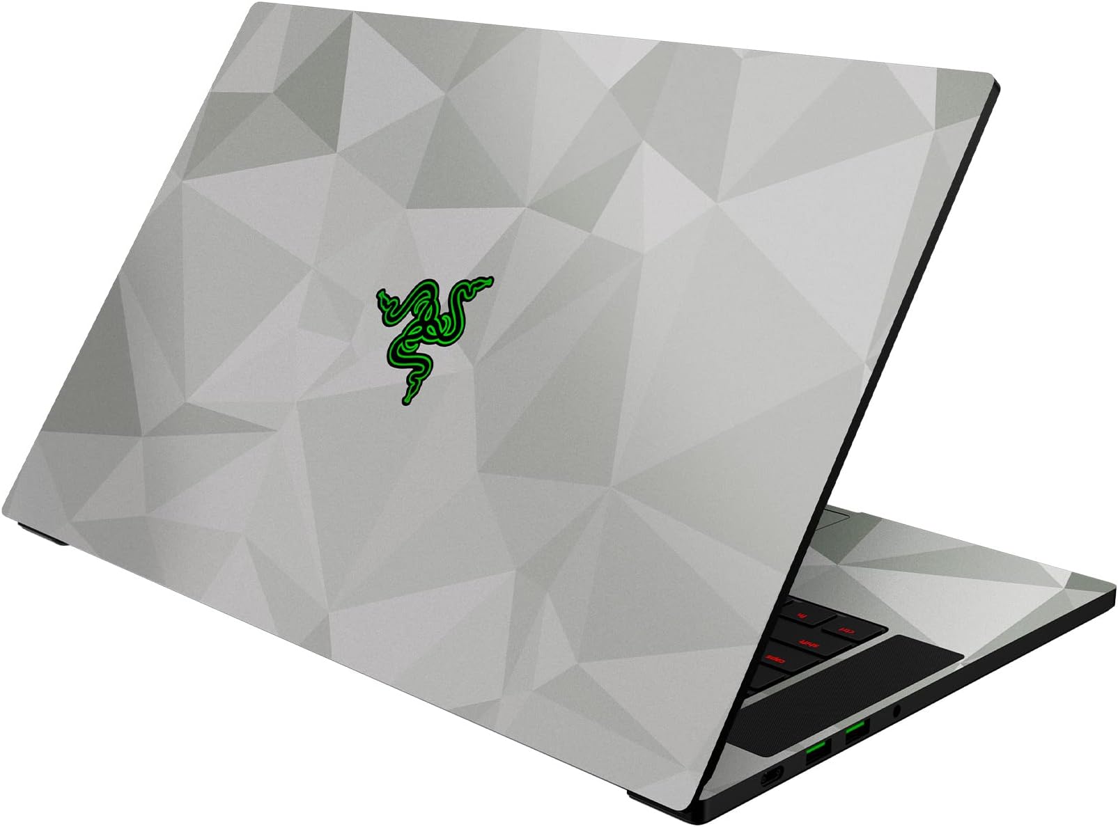 Razer Skin Vinyl Laptop Wrap: Blade 15 - Full Wrap - Premium 3M Cast Vinyl - Scratch Resistant - Unique Designs & Finishes - Easy Application - Geometric - Mercury