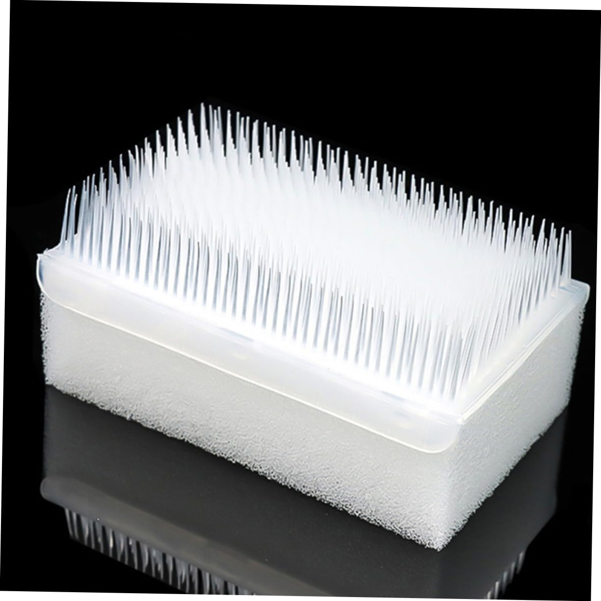 PartyKindom Set 6 Pezzi Spugne Bagno Morbide per Ragazzo Ragazza, Spazzole Sensoriali Facili da Impugnare e Pulire, per Ragazzo Ragazza e Uso Domestico Bianco