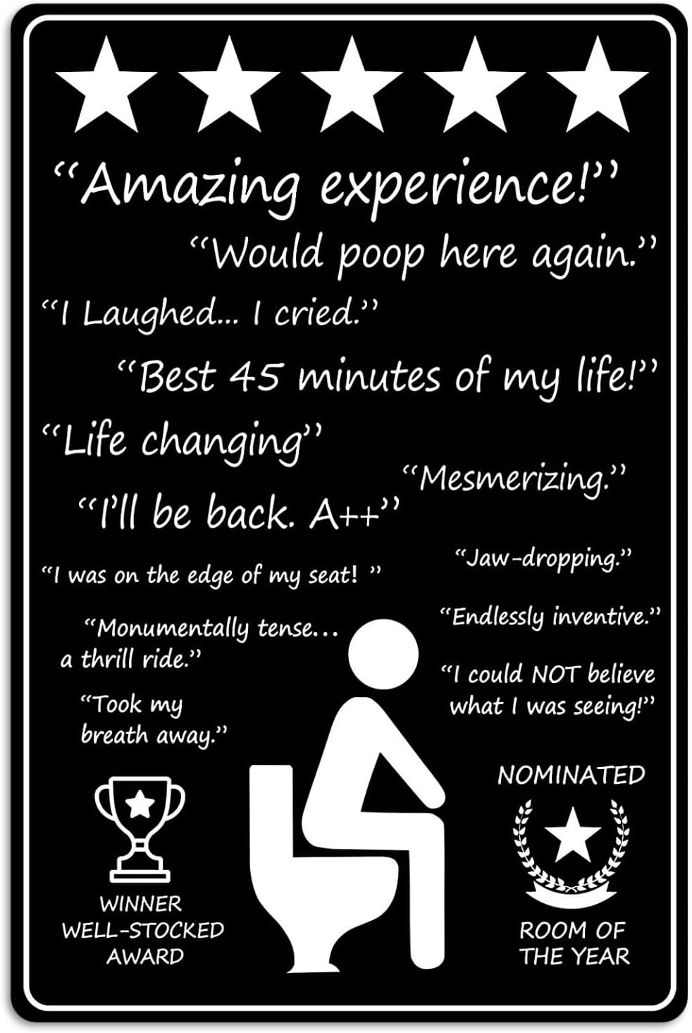 Funny Bathroom Poop Here Sign Good Humor For Bathroom User