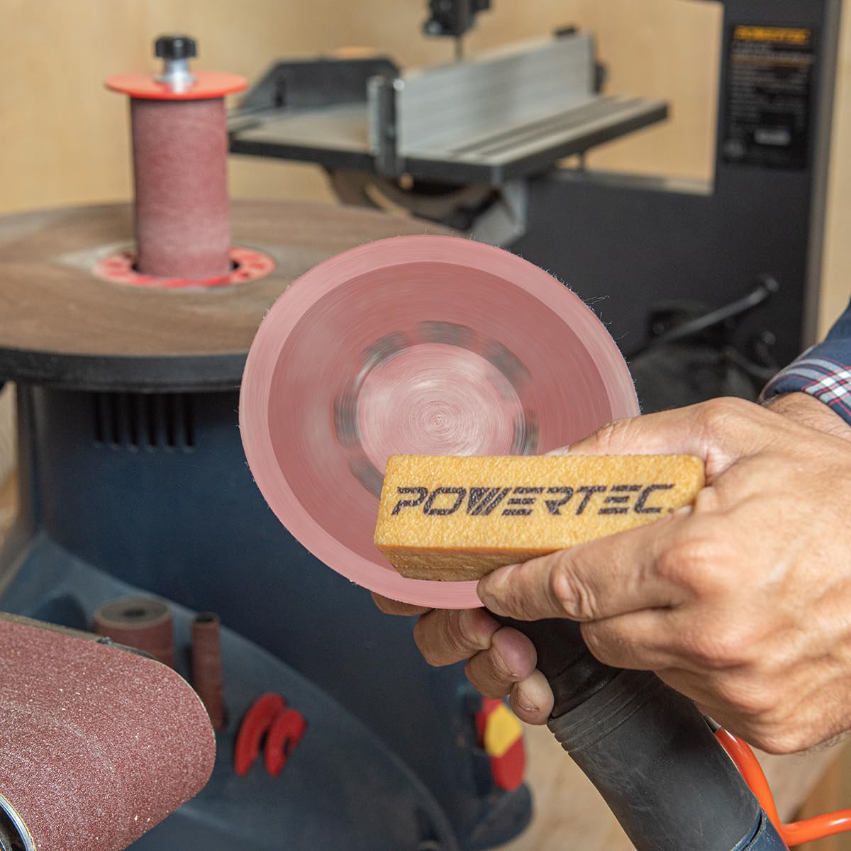 Amazon.co.jp: POWERTEC 71424 研磨クリーニングスティック ベルト